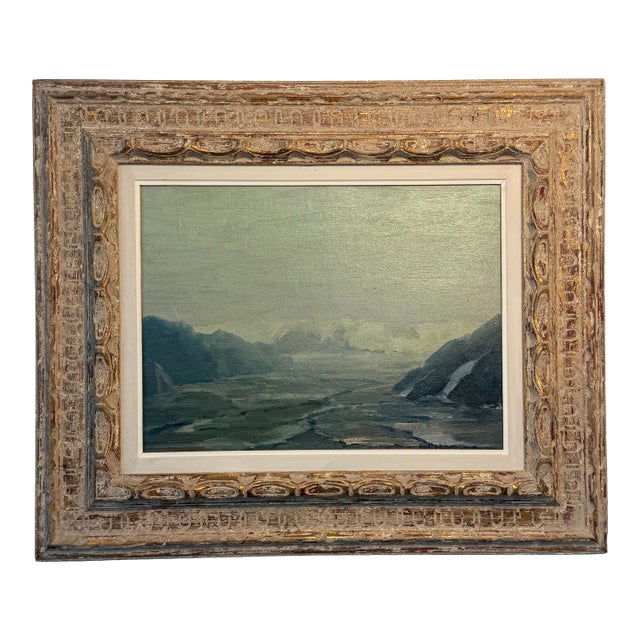 Mid 20th Century Original Piece of Art of the Maine Fog by Valley For Sale