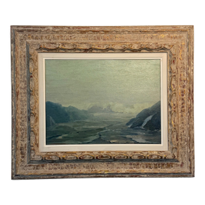 Mid 20th Century Original Piece of Art of the Maine Fog by Valley