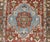 Antique Persian Heriz Runner With Geometric Medallion Design in Red, Olive, Blue 3'2"x11'7" For Sale - Image 9 of 11