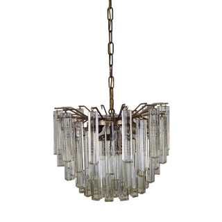 Mid-Century Modern Murano Glass Chandelier from Venini, 1960s For Sale