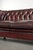 Cowhide Chesterfield 2.5-Seater Sofa in Oxblood Red For Sale - Image 12 of 14