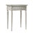 Traditional Modern History Ribbed Nightstand - Grey For Sale - Image 3 of 3