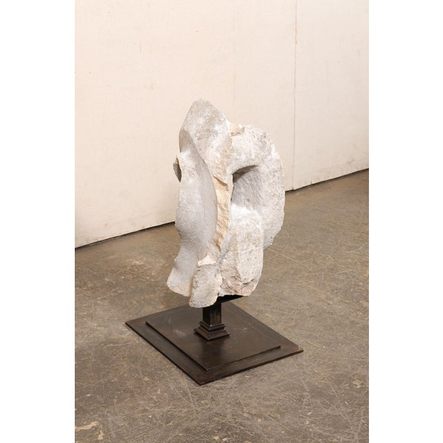 18th C. Carved-Limestone Cathedral Fragment For Sale - Image 9 of 9