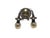 Art Nouveau Two-Armed Wall Lamp, Poland, 1970s For Sale - Image 17 of 18