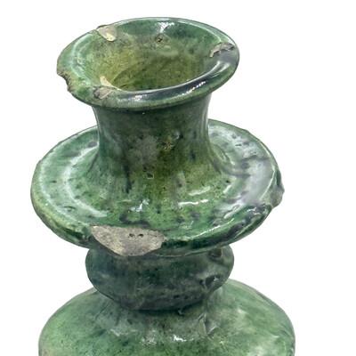 Moroccan Moroccan Tamegroute Glazed Candlestick Holder For Sale - Image 3 of 7