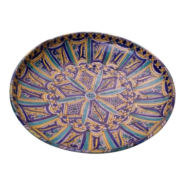 Large-Scale Italian Terracotta Charger For Sale