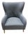 Crate and Barrel Gray Accent Chair For Sale