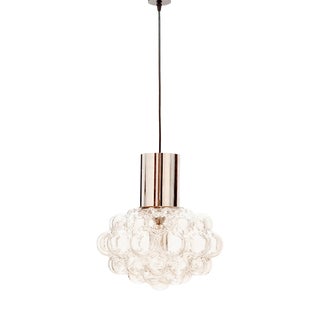 Large Mid-Century Bubble Glass Pendant or Ceiling Light by Helena Tynell for Limburg, Germany, 1960s For Sale