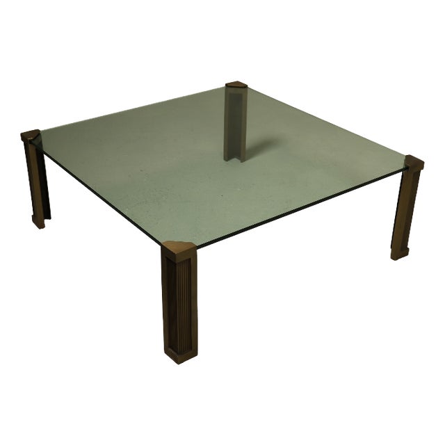 Large Monumental Model T14 Coffee Table from Peter Ghyczy, 1970s For Sale
