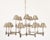 Modern Ralph Lauren "Barrett Large Knurled Chandelier" Polished Nickel For Sale - Image 3 of 18
