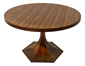 Dining Table in Wood by Giulio Moscatelli for Meroni, Italy, 1964