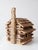 Cabin Vintage Wood Folk Art Log Cabin Sculpture For Sale - Image 3 of 11