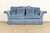 Baker Furniture Blue Velvet Upholstered Roll Arm Sofa For Sale - Image 13 of 13