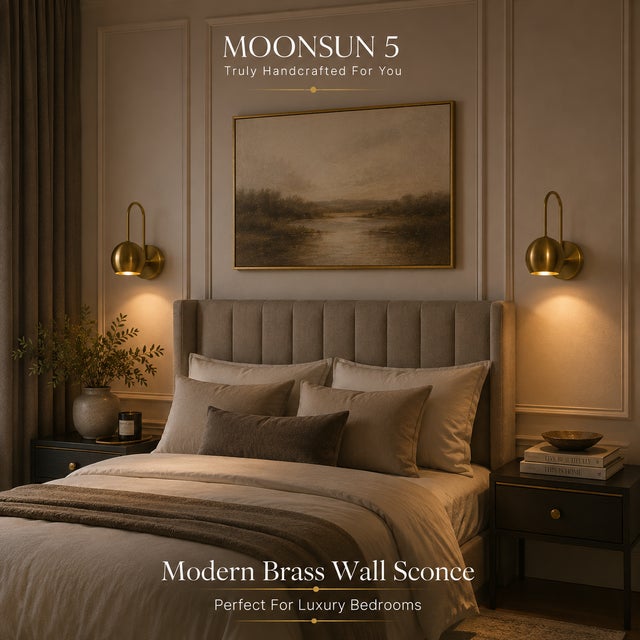 Elevate your space with this stunning modern bronze brass wall sconce, a perfect blend of mid-century elegance and...