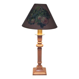 Vintage Table Lamp in Partially Painted Metal, 1990s For Sale