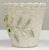 Belleek Pottery Ltd. Vintage Belleek Ireland Porcelain Floral Basketweave Motif Spill Vase For Sale - Image 4 of 8