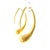 2000 - 2009 Tiffany & Co. Elsa Peretti Spain 18k Gold Teardrop Earrings For Sale - Image 5 of 8