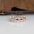Metal Natural Earth-Mined Diamond Band in Solid 14k Gold | Classic Fine Jewelry For Sale - Image 7 of 9
