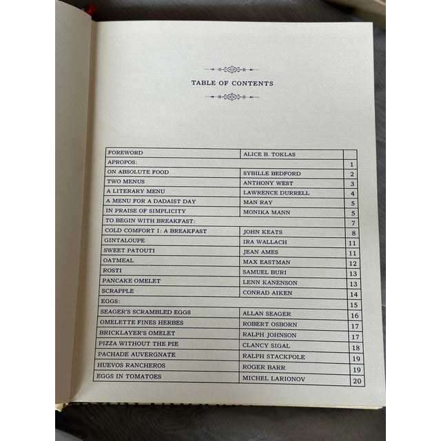 Textile Vintage Writers & Artists Cookbook For Sale - Image 7 of 12