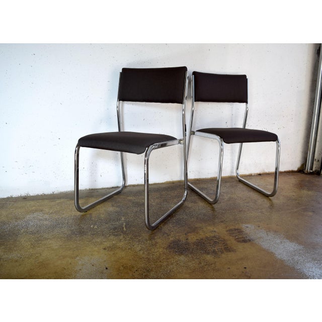 1970s Space Age Chrome Desk Chair, Germany, 1970s For Sale - Image 5 of 11