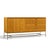 Paul McCobb for Calvin Irwin Collection Mid Century Bleached Mahogany and Brass Credenza and Hutch For Sale - Image 10 of 15