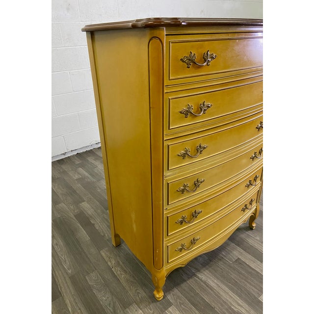 Vintage Dixie Furniture French Provincial Style Chest of Drawers Chairish