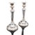 Pair of Antique Old Sheffield Plate Candlesticks, English Candle Nozzle, Regency For Sale