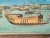 View of a Port in Asia, 20th Century, Reverse Glass Painting For Sale - Image 4 of 13