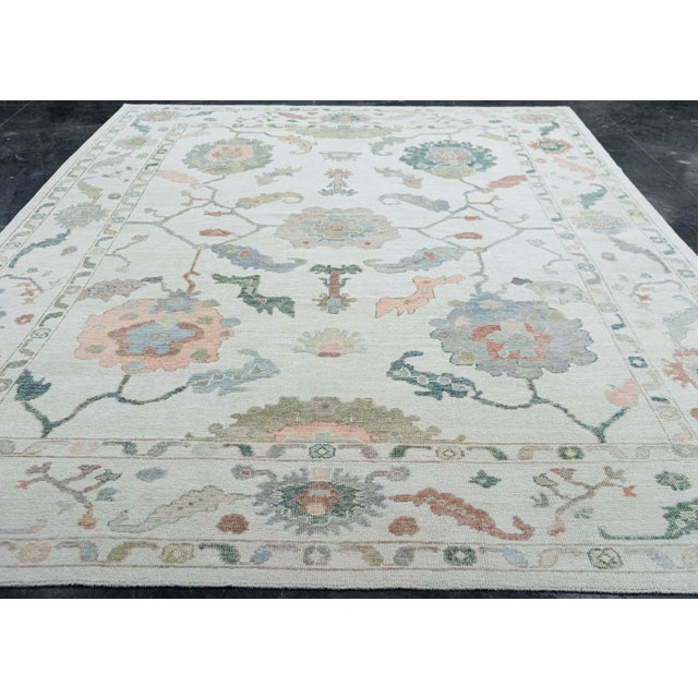 Turkish Oushak Rug 9'4" x 12'11" #20385 Explore a curated collection of hallway runners, wool rugs, and handmade...