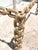 Franz West Mid-Century Modern Feathered Interlocking Chain Link Coffee Table in Gold Finish For Sale - Image 4 of 10
