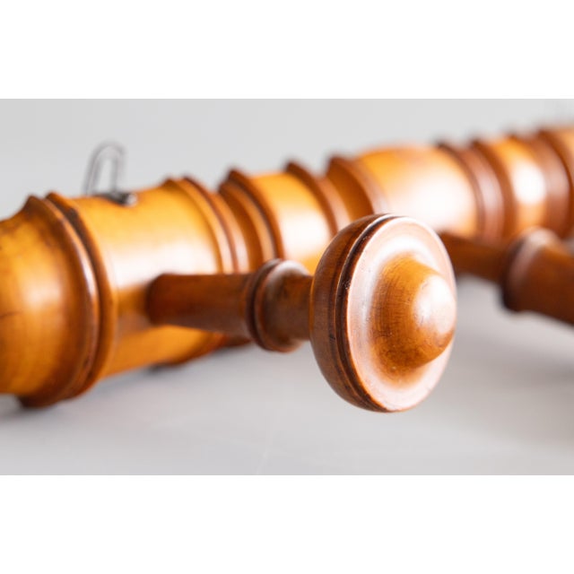 Antique French Faux Bamboo Coat & Hat Rack For Sale - Image 10 of 12