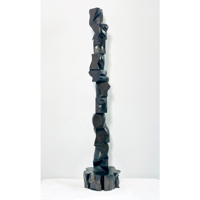 Figurative “Tumbling Blocks” Bronze Sculpture by Tanya Ragir, Signed & Numbered 1/9, 1999 For Sale - Image 3 of 18