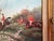 Paint Late 20th Century W. Larsen Original Fox Hunting Oil Painting English Hunt Horses Hounds Framed For Sale - Image 7 of 15