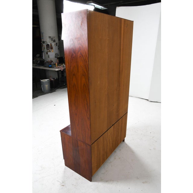 Mid-Century Modern Danish Rosewood Bookcase & Cabinet For Sale - Image 3 of 7