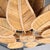 Vintage Rattan Leaf Chandelier For Sale - Image 4 of 11
