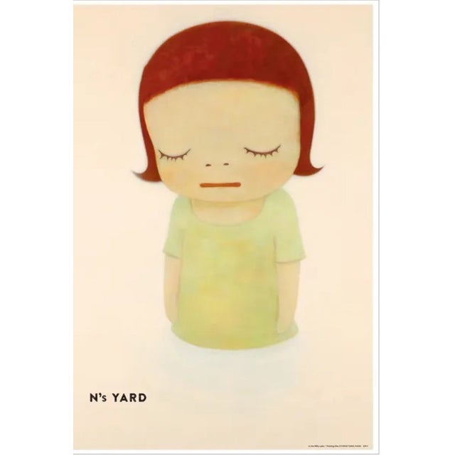 Early 21st Century Yoshitomo Nara, in the Milky Lake Thinking One, 2021, Paper For Sale - Image 5 of 5