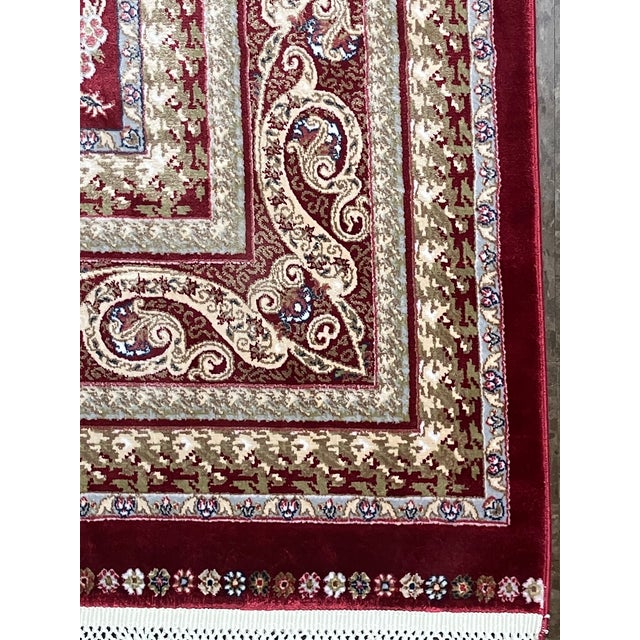 Turkish Silk-Style Rug 4'0" X 6'0" For Sale - Image 4 of 6