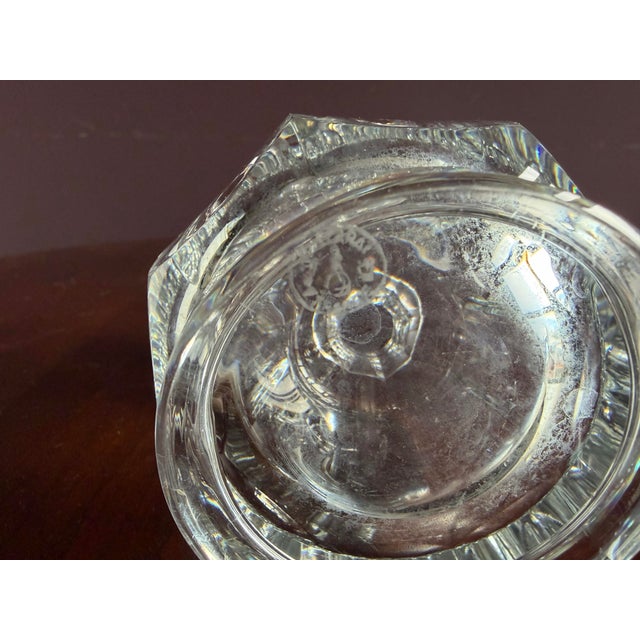 Mid 20th Century Baccarat Malmaison Vintage Small Cut Crystal Decanter / Perfume Bottle. For Sale In Chicago - Image 6 of 7