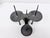 Brutalist Bronze 4-Candleholder by Manfred Bergmeister, 1970s For Sale - Image 4 of 10