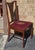 Brown Mid 20th Century Pair American Mahogany and Needlepoint Upholstered Chairs For Sale - Image 8 of 11