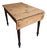 Vintage Pine Table with Extendable Side, 1930s For Sale