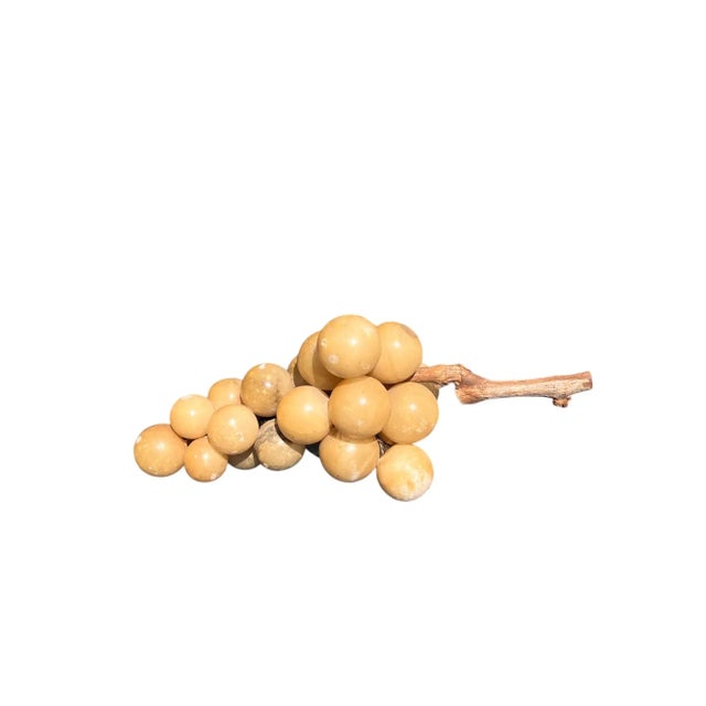 Vintage Italian Alabaster Grapes, 1940s For Sale - Image 9 of 11