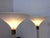 White Pair of Sandblasted Lucite Torchere by Karl Springer For Sale - Image 8 of 8