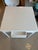 Vintage Palm Beach White Newly Lacquered Faux Bamboo Fret Game Table Two Drawers For Sale - Image 11 of 11