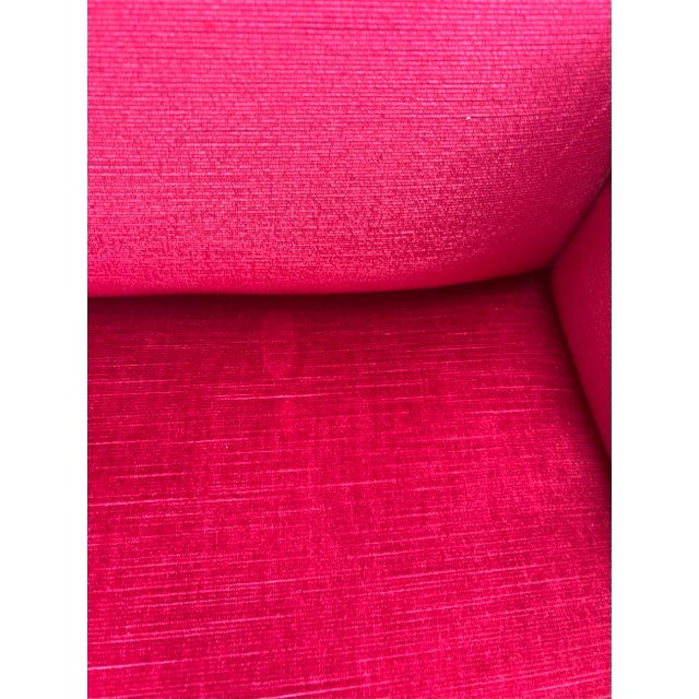 Pair of Scandinavian Art Deco Lounge Chairs, Curved Upholstered Club Chairs, 1930s For Sale - Image 10 of 10