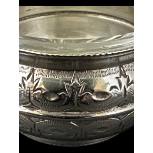 English Sterling Silver Salt Dips/ Cellars, Sheffield, Circa 1886 For Sale - Image 10 of 12