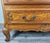 Vintage French Louis XV Style Carved Oak Chest of Drawers For Sale - Image 5 of 10