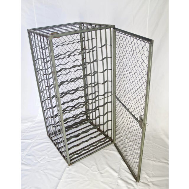 Vintage Cylinder Bottle Cabinet For Sale - Image 6 of 15