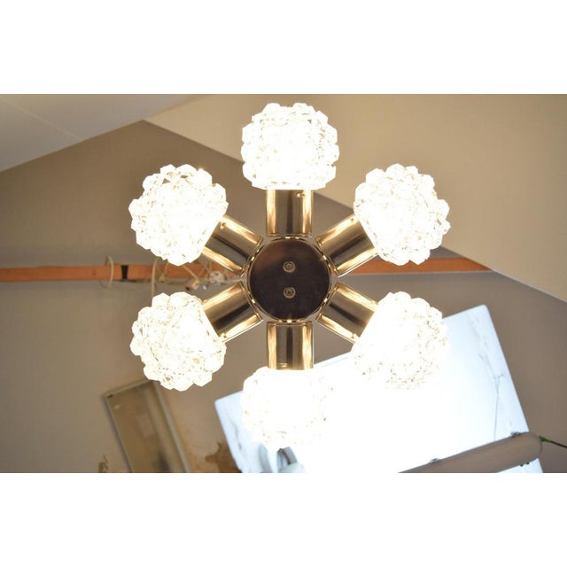 Chandeliers attributed to Kamenicky Senov, 1970s For Sale - Image 12 of 15