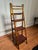 Vintage Burnt Bamboo & Wicker Folding Etagere/Bookshelf For Sale - Image 10 of 12